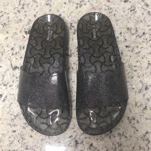 Urban Outfitter glitter slides